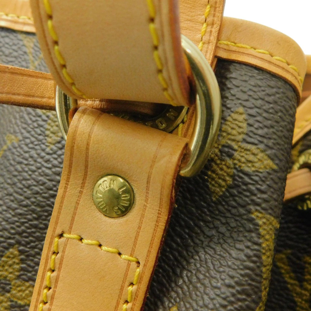 LOUIS VUITTON Noe Shoulder Bag Drawstring Monogram Brown